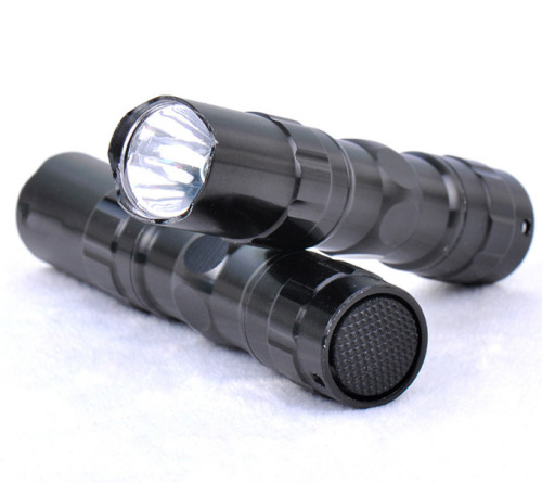 Wholesale LED mini flashlight, aluminum alloy strong light flashlight, household portable gift box flashlight