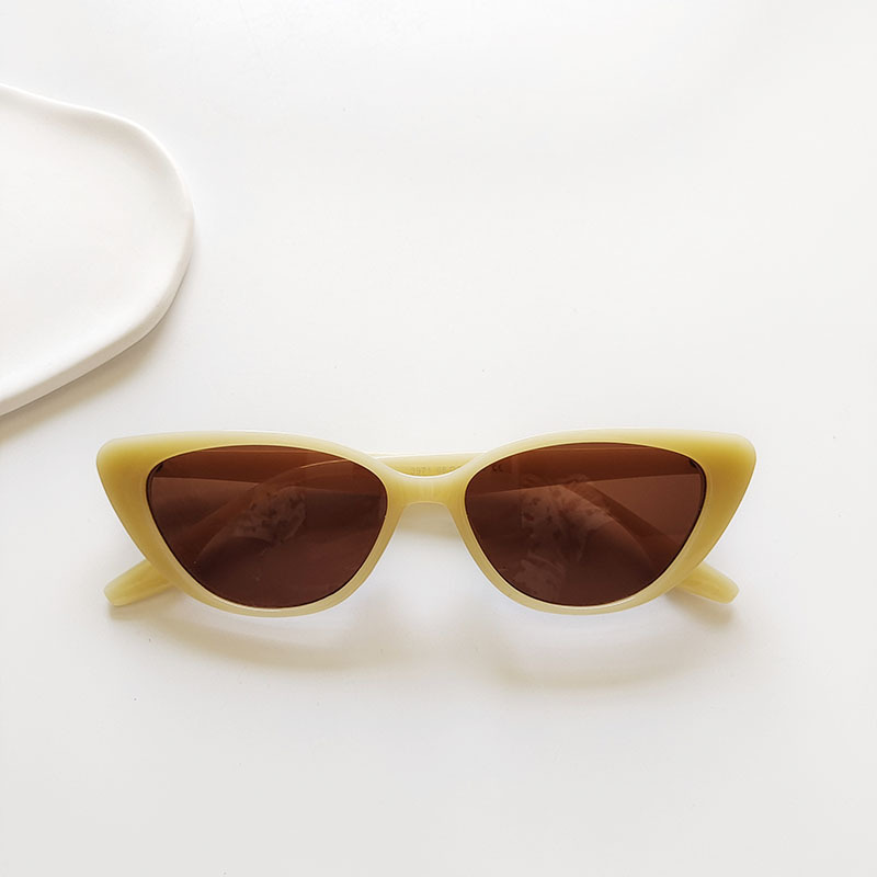 New Retro Style Cat's Eye Small Frame Sunglasses display picture 5