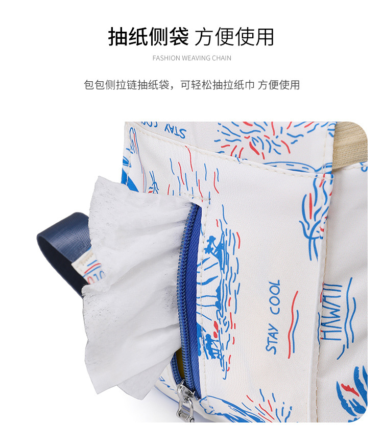 Mom Bag, baby bag, large-capacity, lightweight and fashionable for going out, new multi-functional double-shoulder mom bag undefined