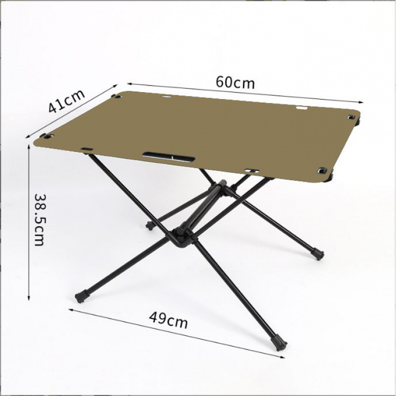 Outdoor Tactical Camping Folding Table and Chairs Portable Aluminum Alloy Picnic Table and Chair Set Lightweight Camping Table
