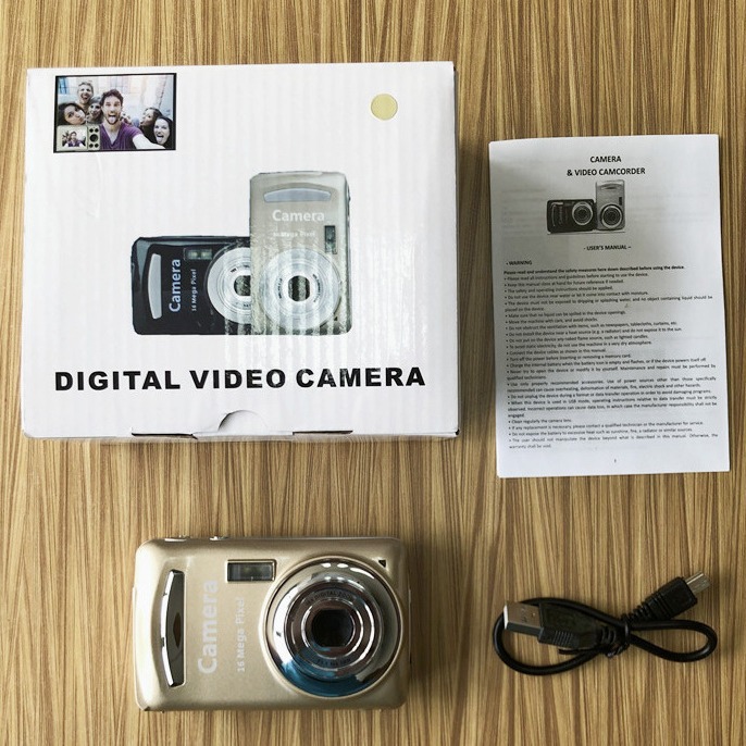 Transfronteriza nueva HD 16 millones de píxeles de la Cámara foto automática de 2,4 pulgadas de pantalla de la cámara digital de los niños