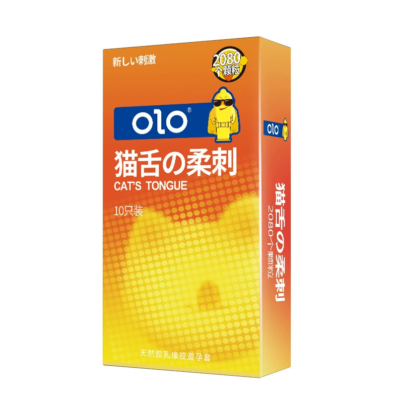 OLO Condom ультратонкий 001 презерватив, частички презерватива выпуклая точка, изделия для взрослых, оптом
