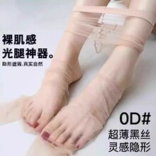 0d丝袜女春夏超薄天鹅绒打底连裤袜批发肤色性感高透UV防晒菠萝袜
