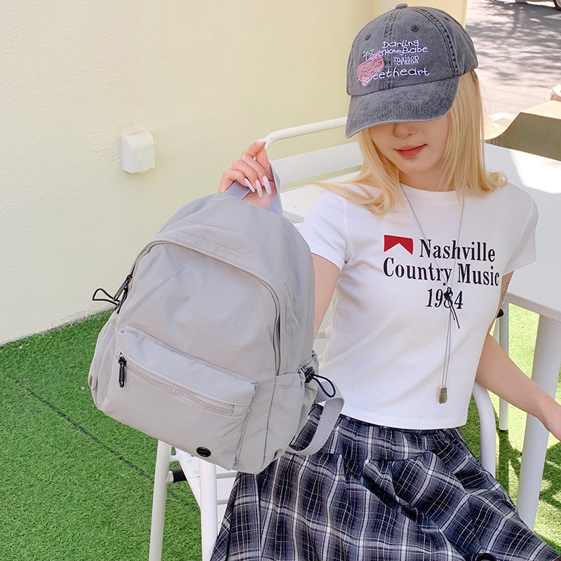 2025 nueva mochila infantil mochila de nylon para niños moda ligera ocio tendencia jardín de infantes mochila para padres e hijos