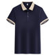 Summer polo shirt custom solid color overalls printing men's and women's lapel short sleeve ice silk t-shirt work clothes embroidered logo