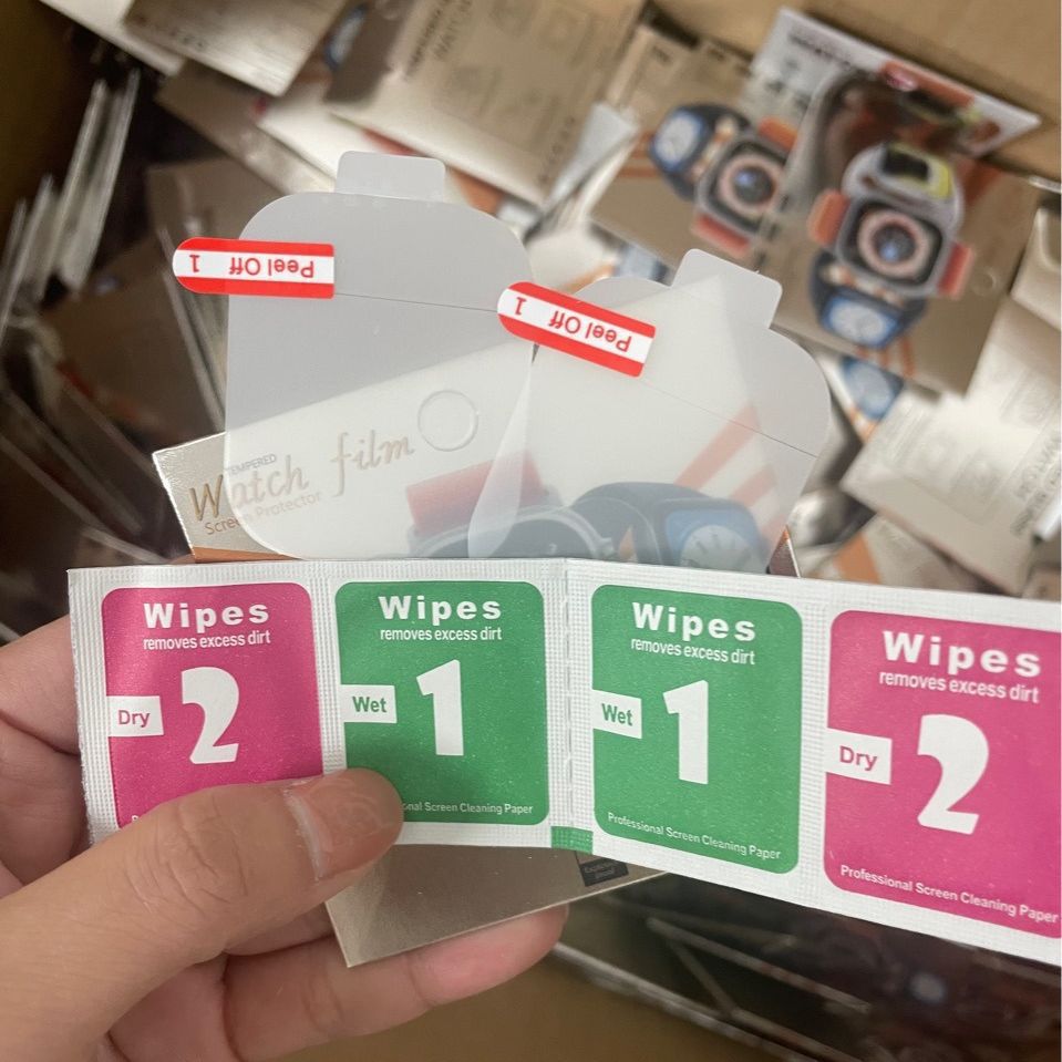 Película de hidrogel de reloj S9 Ultra2 Película de alta definición de Huaqiang Bei S9 adecuada para películas protectoras de reloj iWatch al por mayor