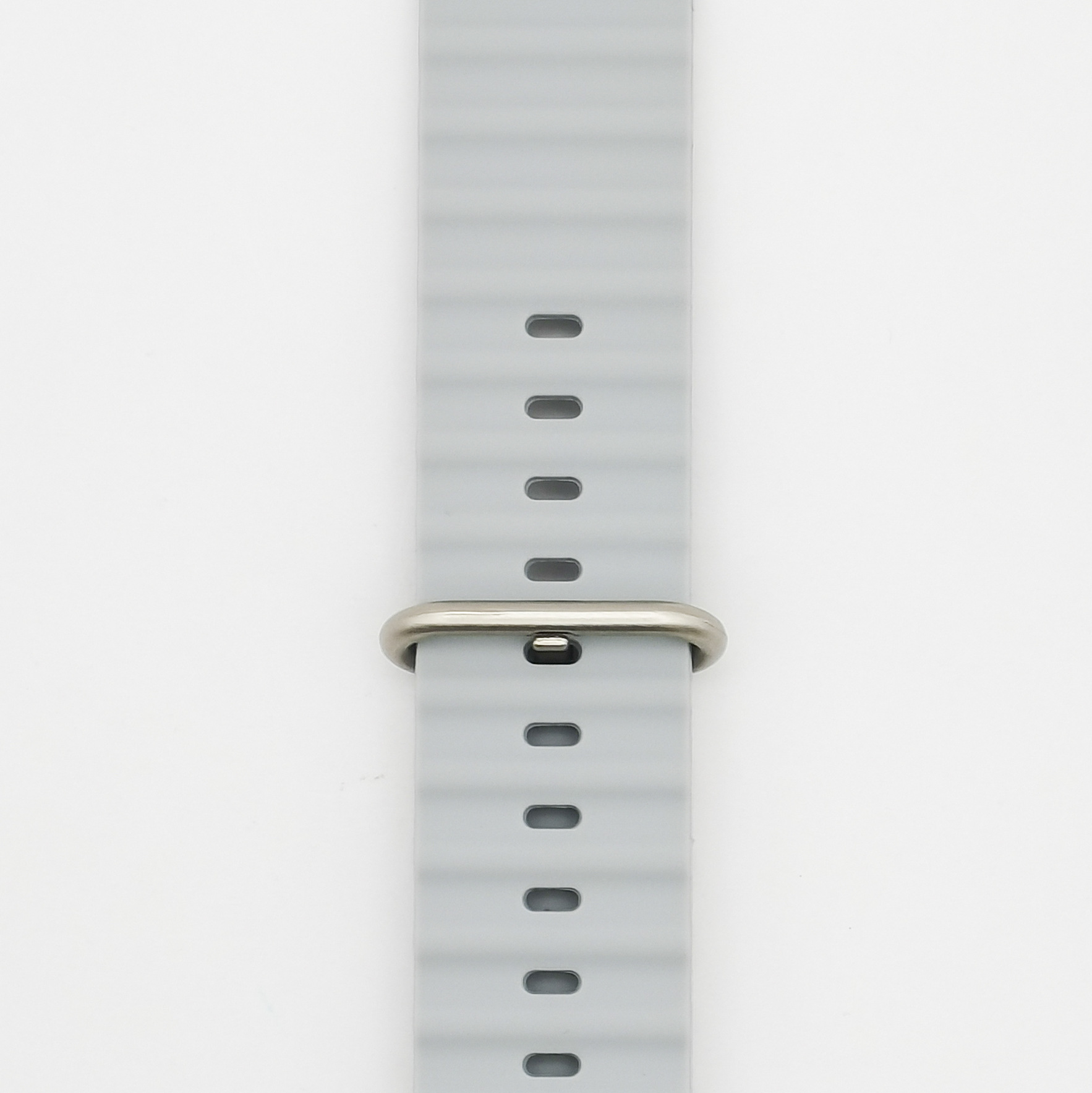 Adecuado para Apple reloj ultra 8 generación Correa Marina nuevo 49mm correa de reloj de silicona doble anillo