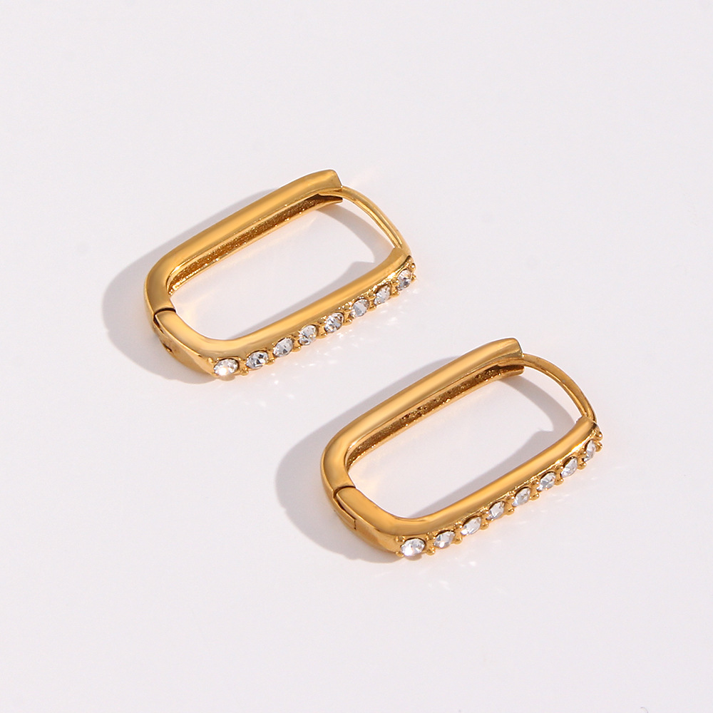 Title 7, Maya Gold Hoop Earrings