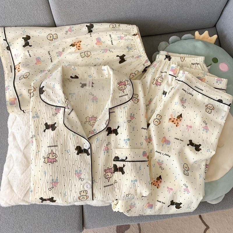 Yunduo cotton-j2808 # Dalmatian three-piece set / M code [recommended 37.5-50kg ]