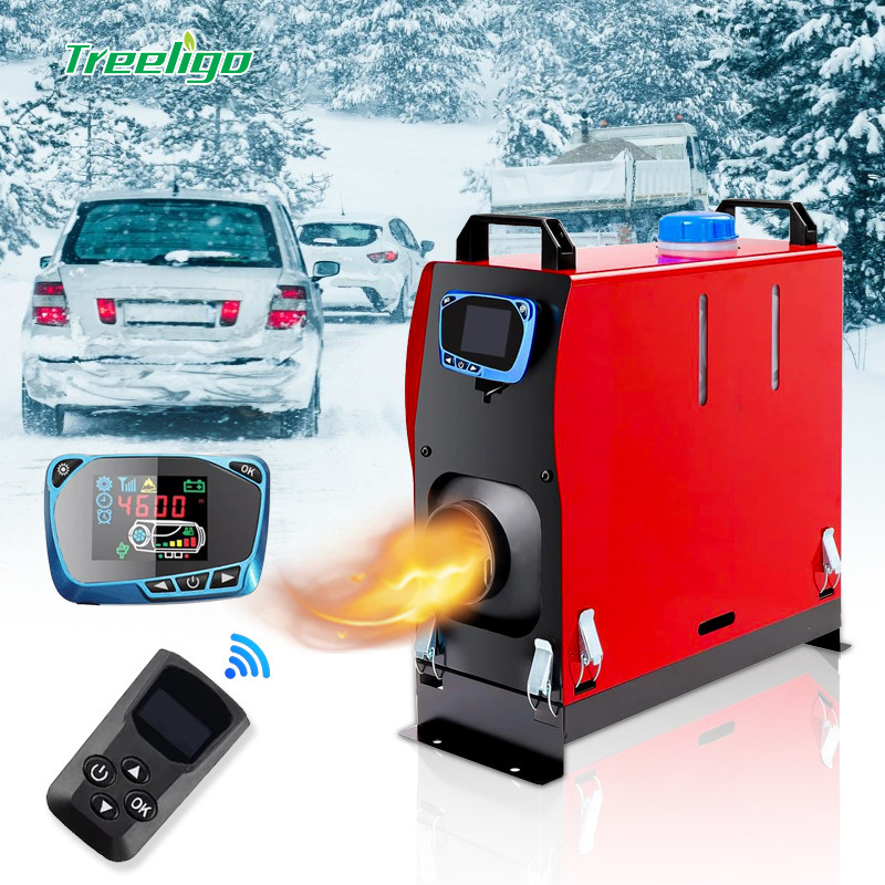Treeligo coche calentador de aire acondicionado todo en uno máquina 12v24v220v combustible calentador de estacionamiento de calefacción de aire image 3
