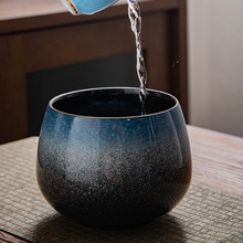 茶洗家用陶瓷茶渣缸水盂建水茶水缸废水桶杯洗茶道配件桌面垃圾桶