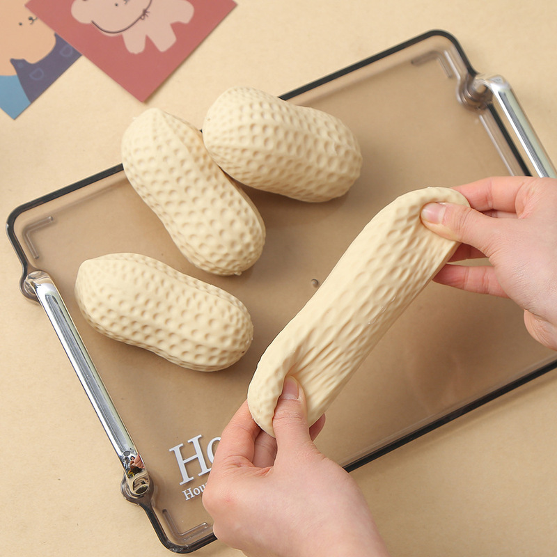 Simulated Food Toy Peanut Squeeze Toy Tpr Slow Rebound Flour Peanut April Fool's Day Adult Stress Relief Hand Squeeze Toy Ball Simulated Food Toy Peanut Squeeze Toy Tpr Slow Rebound Flour Peanut April Fool's Day Adult Stress Relief Hand Squeeze Toy Ball