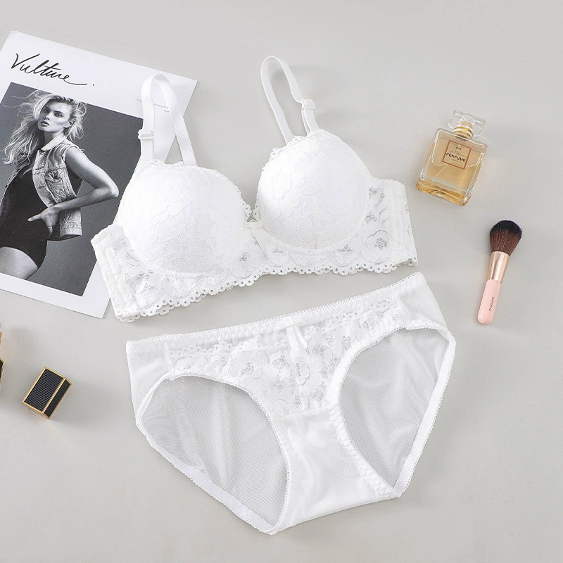 Кружевной бюстгальтер push-up, sexy underwear, тонкий беспроводной бюстгальтер для детей младшего школьного возраста, комфортный комплект, впитывает пот и запах