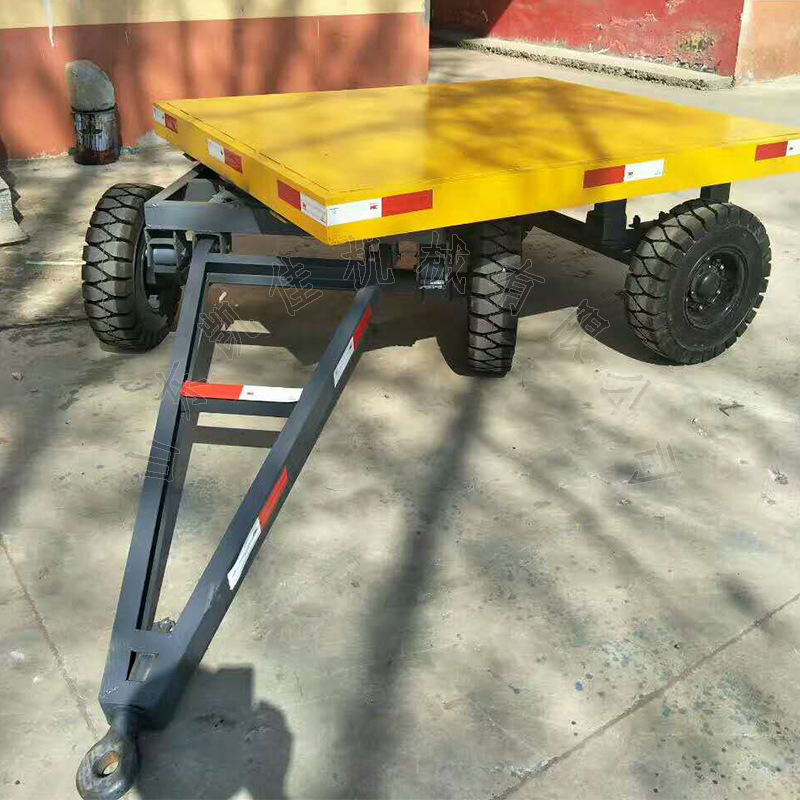 厂区运输搬运平板拖车车间周转重型平板车牵引平板拖车
