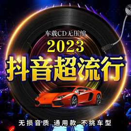 2023抖音流行新歌榜CD碟片高品质热歌榜歌曲碟片车用CD通用款