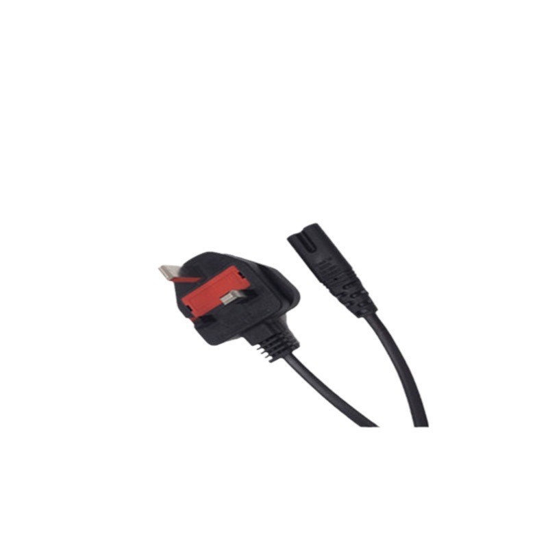 大英规带保险丝八字尾 沙特插头1米0.5平英标电源插头线电源线