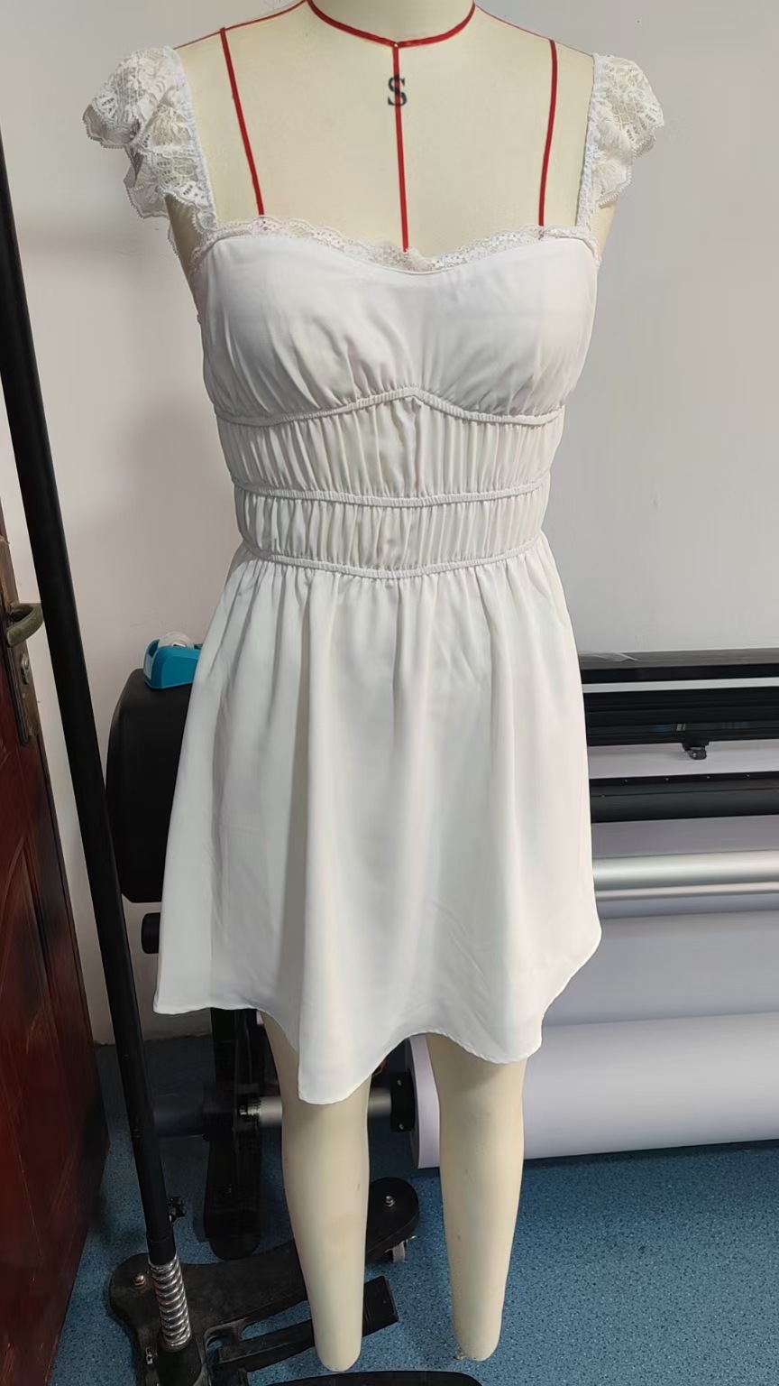 Women Clothing Sleeveless Sling Lace Dress