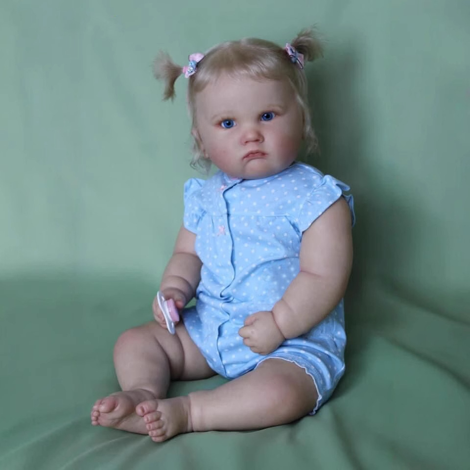 60cm renacer Charlotte simulación bebé renacido muñeca transfronteriza suministro entrega de una sola pieza