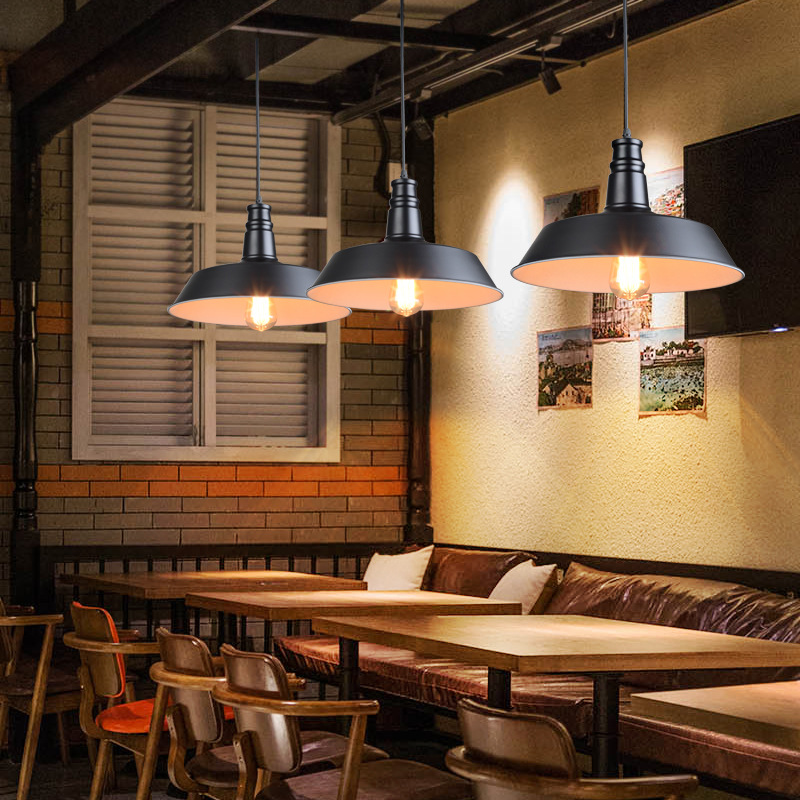 Retro industrial decoración de viento candelabro restaurante oficina café bar tienda simple lámpara de lámpara comercial