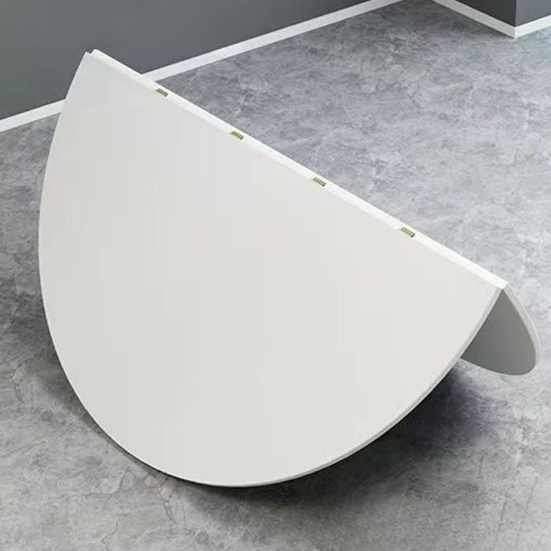 Round Tabletop Folding Round Tabletop Small Apartment Round Foldable Multifunctional Tabletop Panel for Home Use