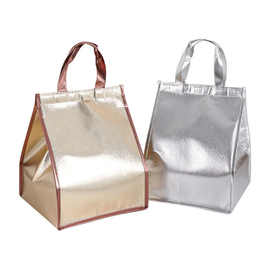 大容量魔术贴防水铝箔外卖包装袋彩印广告logo野餐保温袋
