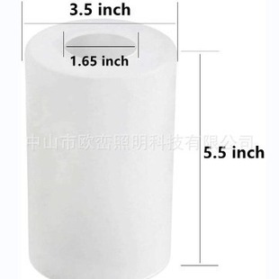 Glossy Glass Lampshade with Transparent Glass Lampshell Replacement for Lighting Device Accessories