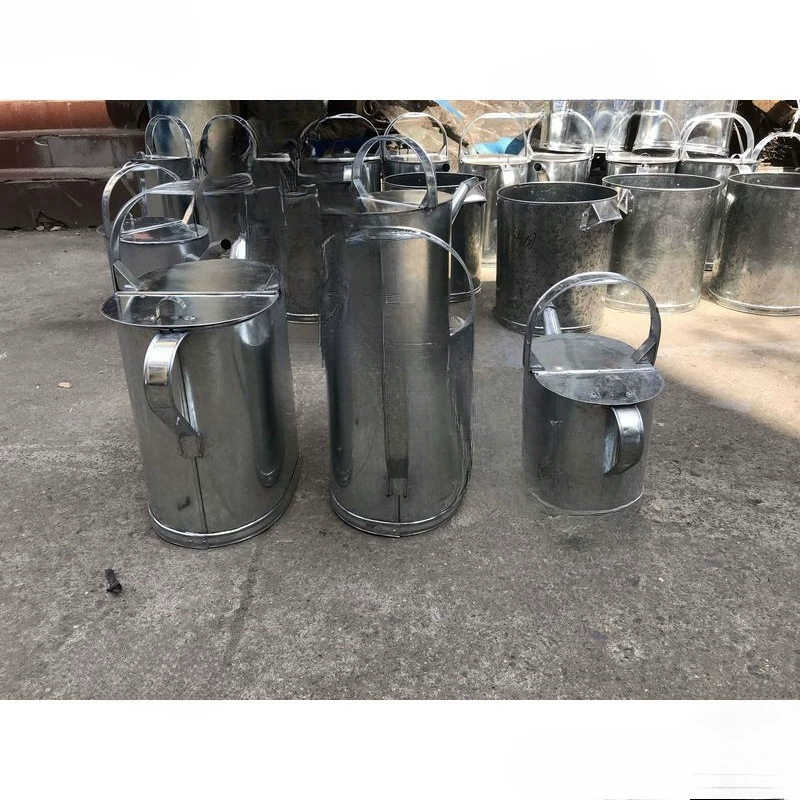 Запасной масляный котелок с крышкой, масляная бочка с длинным горлышком, белая железная ручная работа, другие масляные бочки из нержавеющей стали с покраской