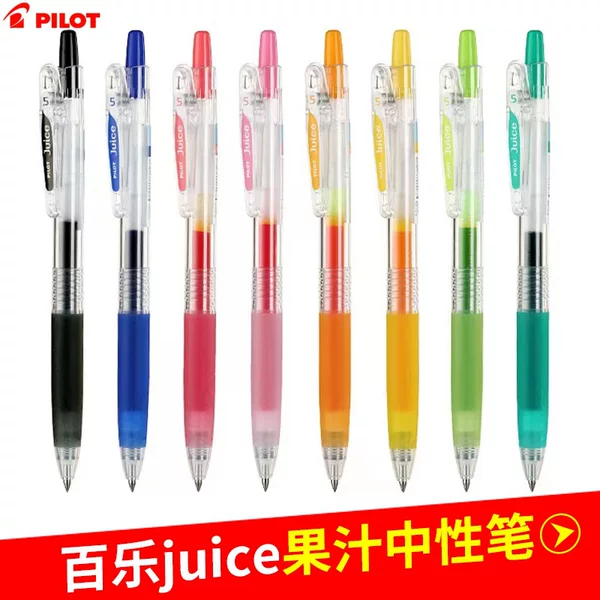Japanese pilot Baile pen 10ef juice pen 0.5mm water pen student's juice color hand account gel pen
