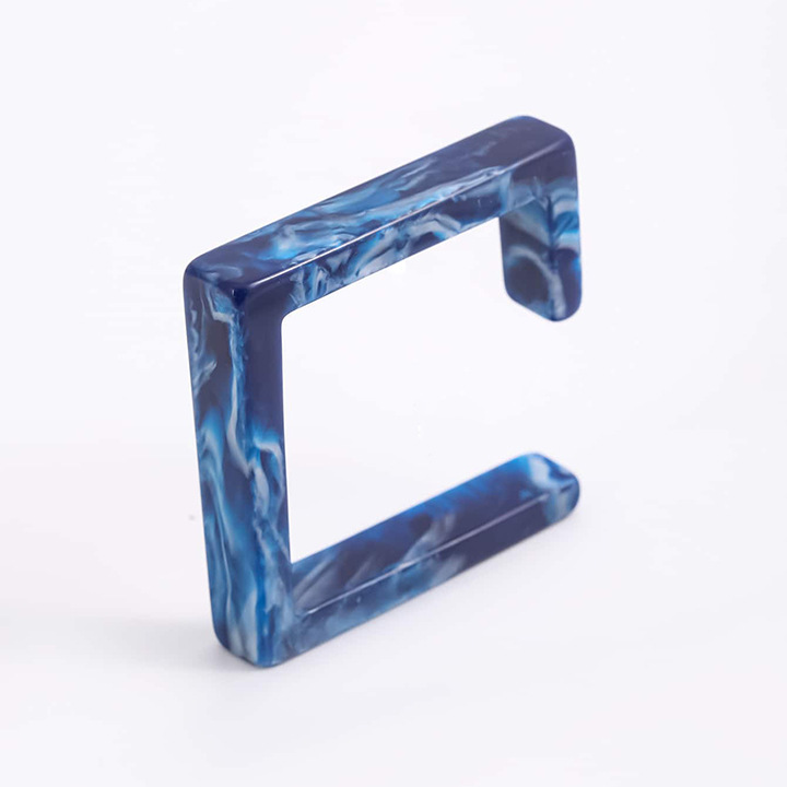 Simple Style Triangle Round Square Resin Asymmetrical Women's display picture 3