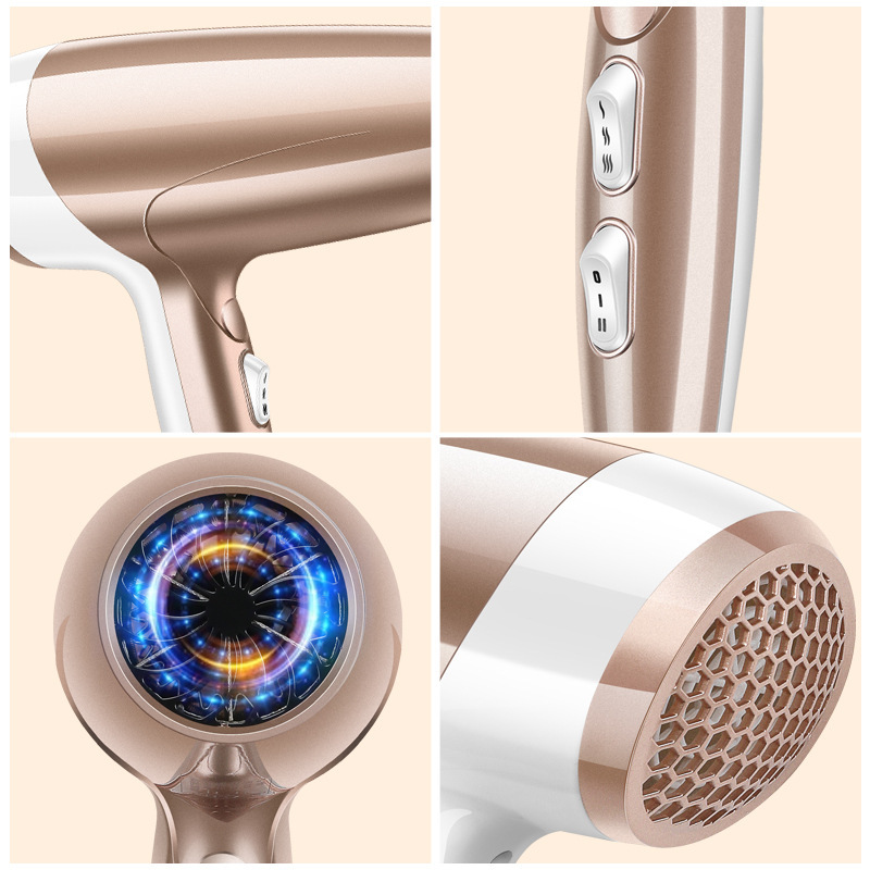 クロスボーダーヘアトリートメントハイパワーヘアドライヤー家庭用大風力冷熱風理髪店速乾ブルーレイヘアドライヤー|undefined
