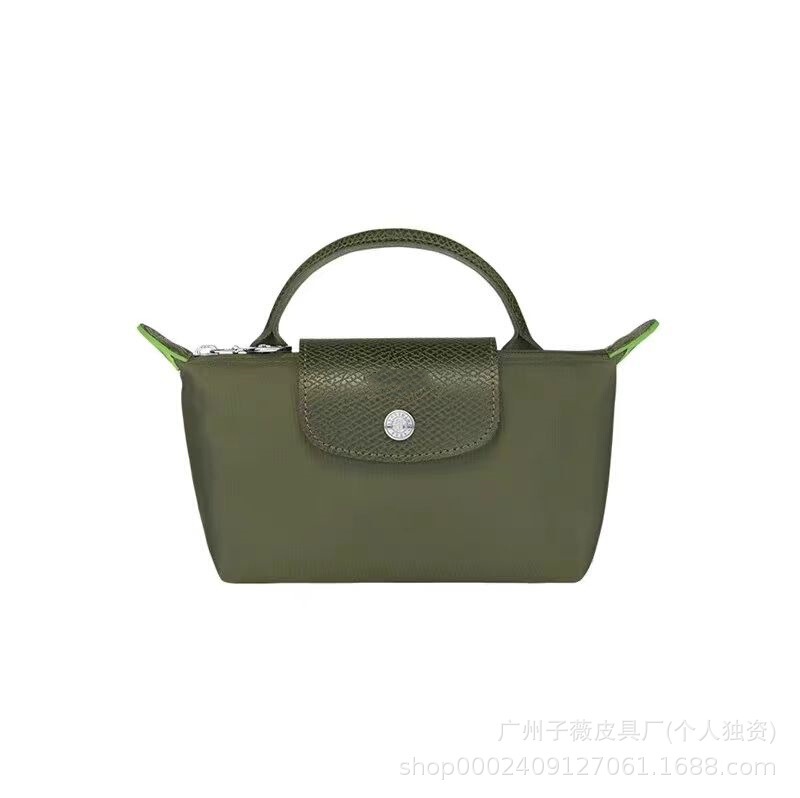 天井バージョン Longxiang ミニ団子バッグ女性のショートハンドルハンドバッグショルダーバッグクロスボディバッグ団子バッグミニナイロンバッグ|undefined