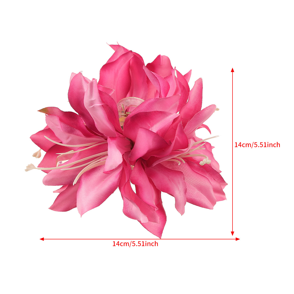 60g Weight Hair Claws Hair Accessories Type Lady Women's Flower Mixed Materials Hair Claws
