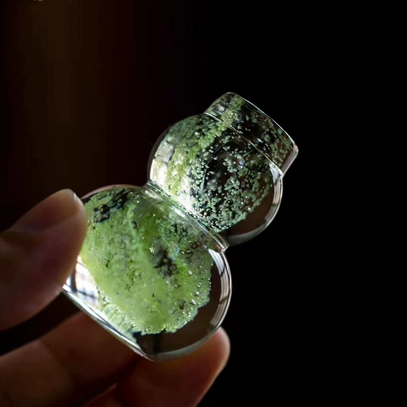 Хрустальное стекло флуоресцентная крышка для маленькой тыквы