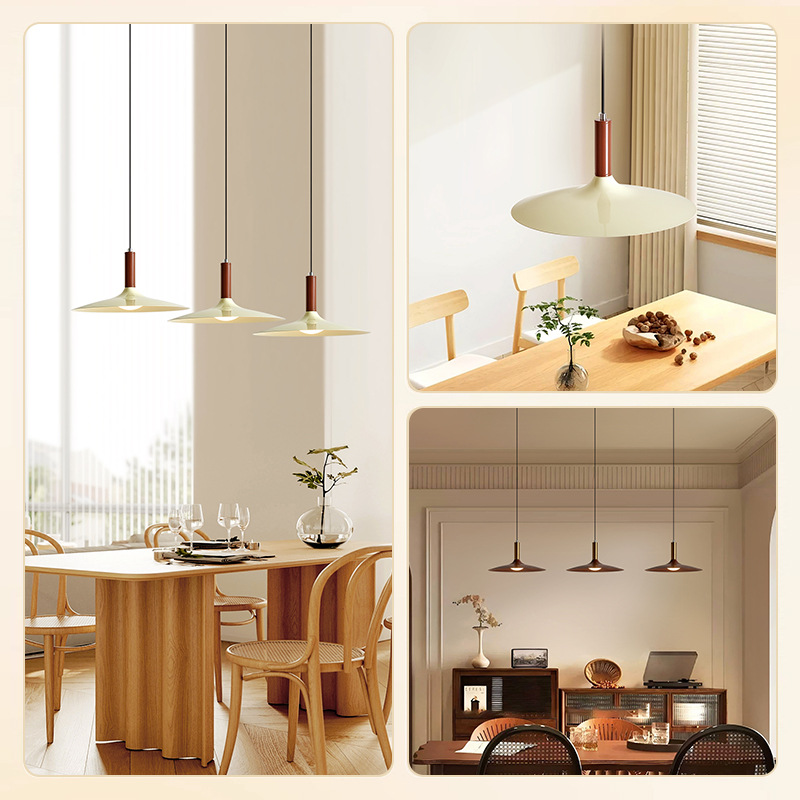 Lámpara de araña de estilo vintage para restaurante Grand View Garden, lámpara de araña de estilo retro americano con ambiente acogedor para restaurante UFO, iluminación Zhongshan 668L.