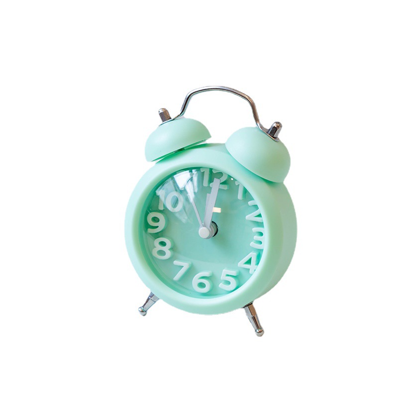 Fábrica directa simple estudiante niños mini despertador lindo 1,5 pulgadas práctico creativo coreano portátil con despertador