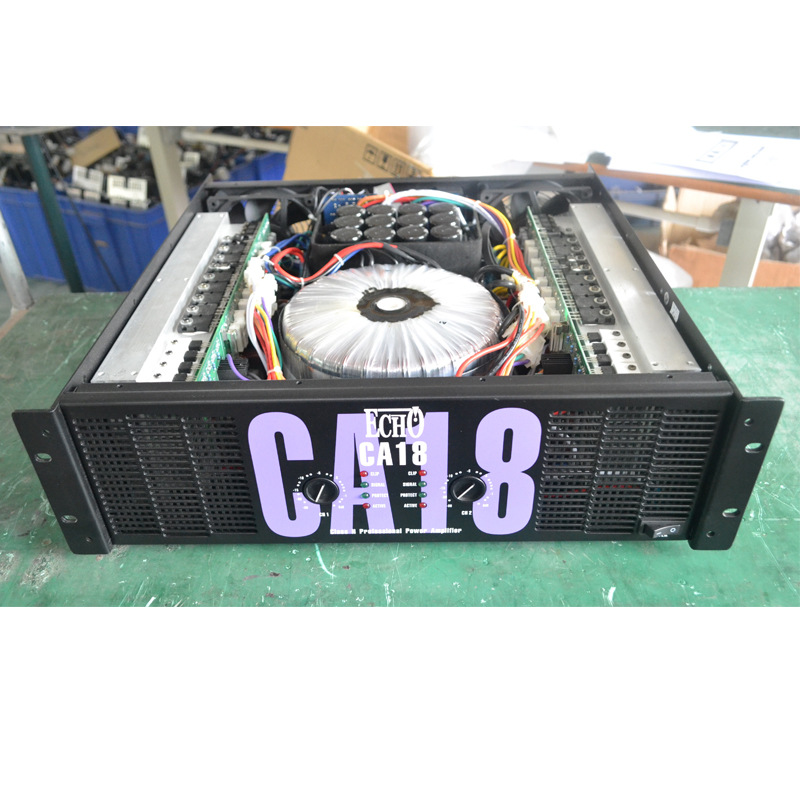 Profesional amplificador trasero amplificador KTV amplificador profesional rendimiento amplificador etapa amplificador 1200W