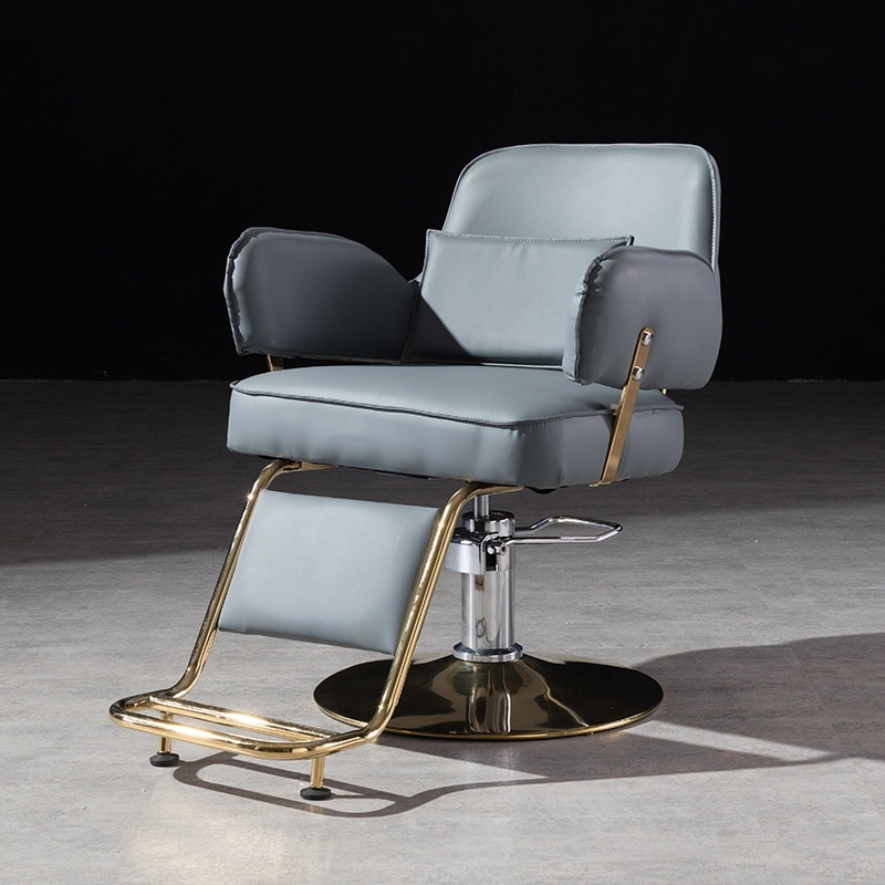Fábrica directa silla de peluquería silla de peluquería salón de peluquería elevación silla de corte de pelo silla de peluquería silla popularidad en línea image 7