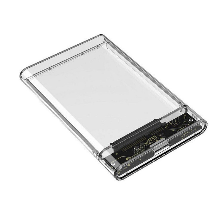 Notebook 2,5 pulgadas caja transparente SSD externa móvil caja de disco duro USB3.0/3,1 caja de disco duro de estado sólido