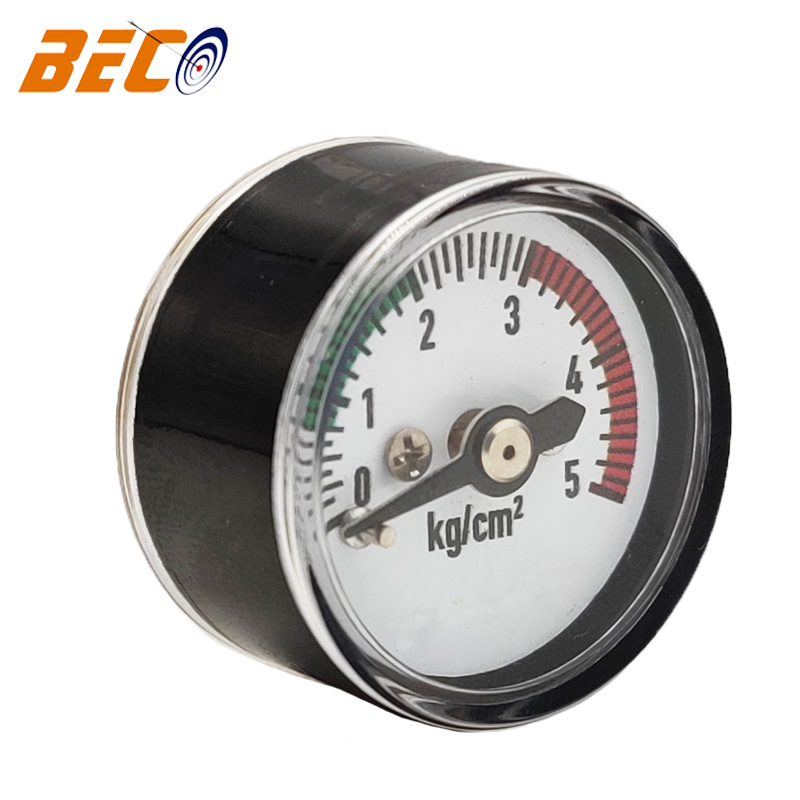 厂家直销 25mm单刻度压力表 5kg/cm2微型压力表 螺纹连接迷你小表