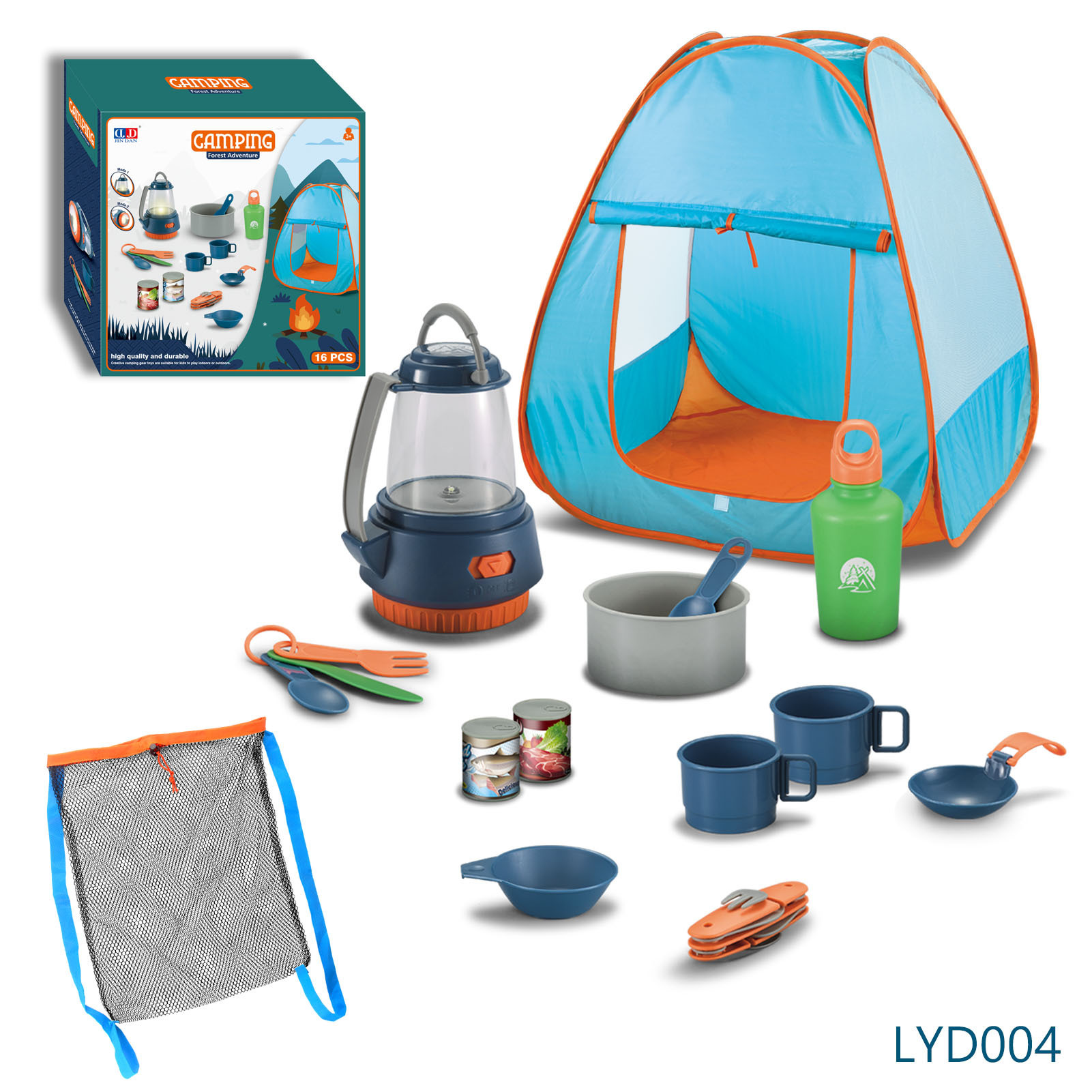 Juego de vajilla educativa para niños, para camping, picnic, con walkie-talkies, utensilios de cocina, para jugar al aire libre.