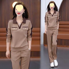 两件套运动服春装2025春秋休闲卫衣中老年女新款时尚中年妈妈套装