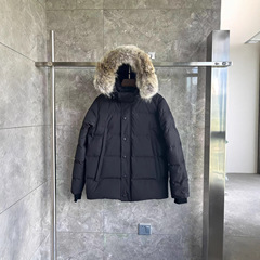 Wyndham Wolf Fur 29款大鹅狼毛领跨境羽绒服3808M
