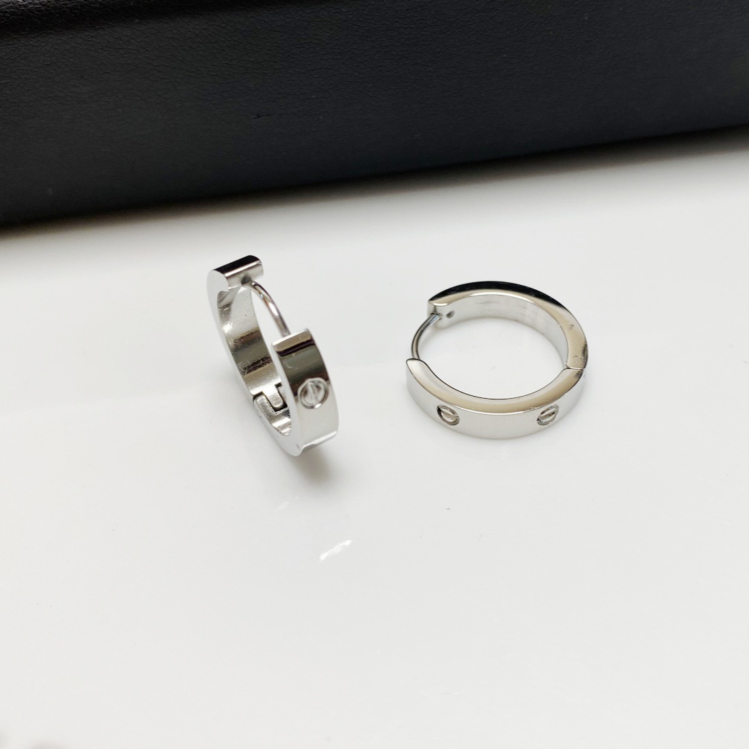 라인스톤이 없는 모델 - 스틸 색상 [내경 16MM 너비]