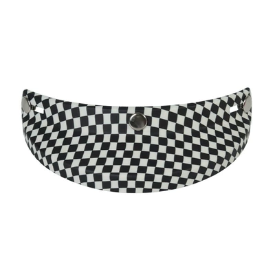 Fashionable and Adorable, Universal Helmet | Motosiklet dəbilqələri - black-and-white-grid