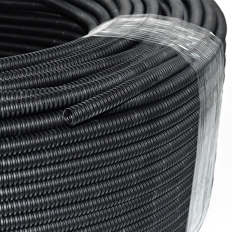 PP新能源汽车橙色波纹管 环保材质PP AD:28.5尼龙阻燃线束波纹管