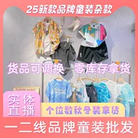 Летние новинки 2025 года: оптовая продажа детской одежды бренда Chengxi Tongtai, детская одежда с финальной оплатой, детская одежда для прямых трансляций, разнообразные поставки.
