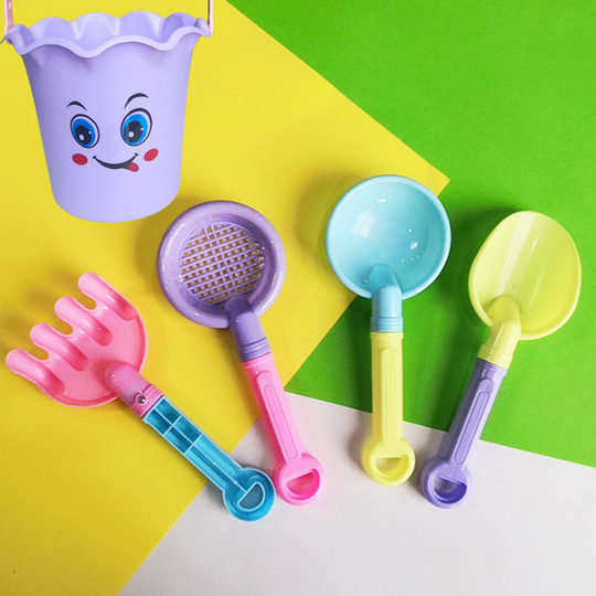 Children's beach bucket shovel suit baby toys shovel sand digging play cassia tools stall supply wholesale