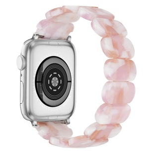 For Apple S8 watch Applewatch 1-s7 generation elastic oval resin iwatch se universal strap