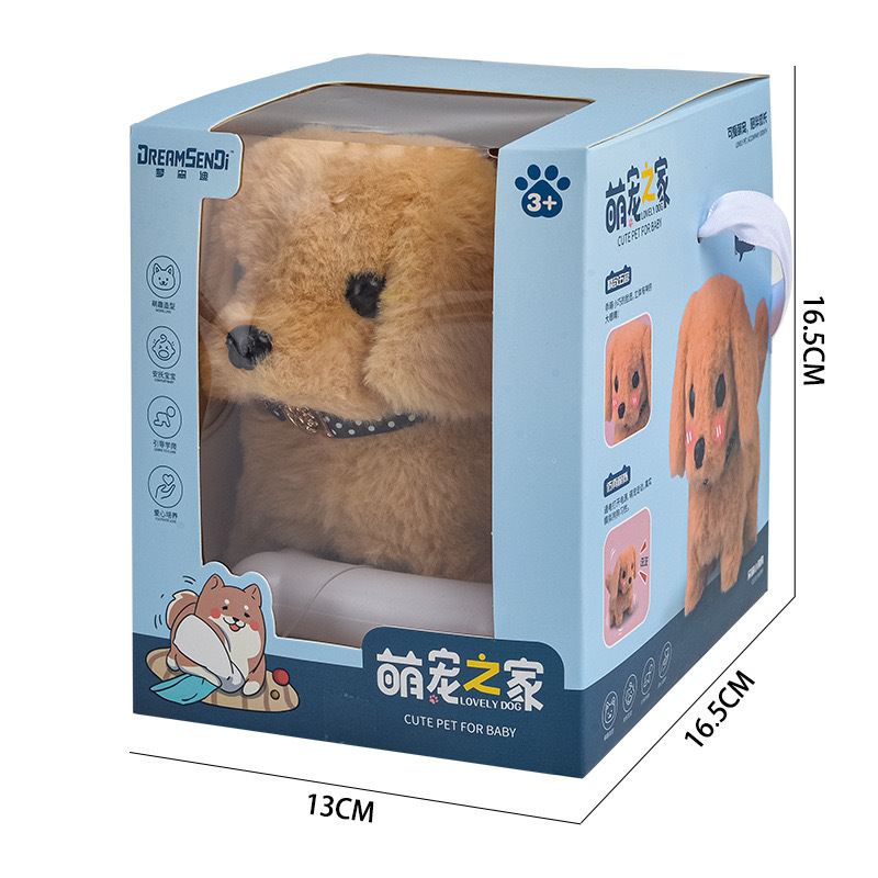 Juguetes de peluche eléctricos para niños, mascotas de simulación se llamarán conejos dorados, juguetes de chicas, regalos al por mayor