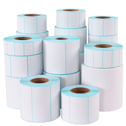 Three-proof heat-sensitive self-adhesive blank 70x20 printing paper roll QR code barcode self-adhesive printing label